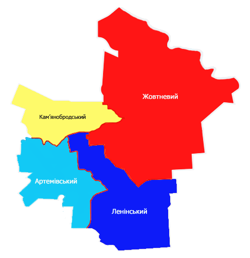 Карта луганска с кварталами